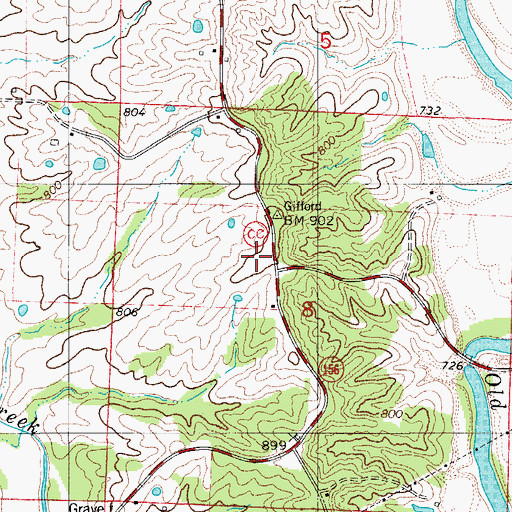 Topographic Map of Airway Beacon (historical), MO