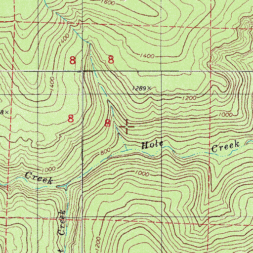 Topographic Map of Pilot Rock Mountain, AR