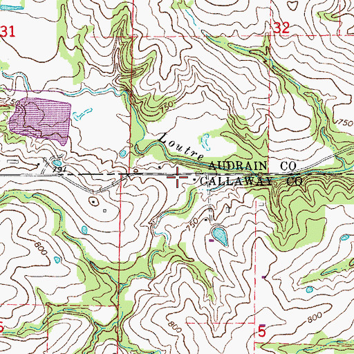 Topographic Map of Venice (historical), MO