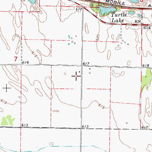 Topographic Map of Annaheim School (historical), MO