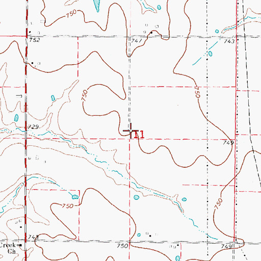 Topographic Map of Butler School (historical), MO