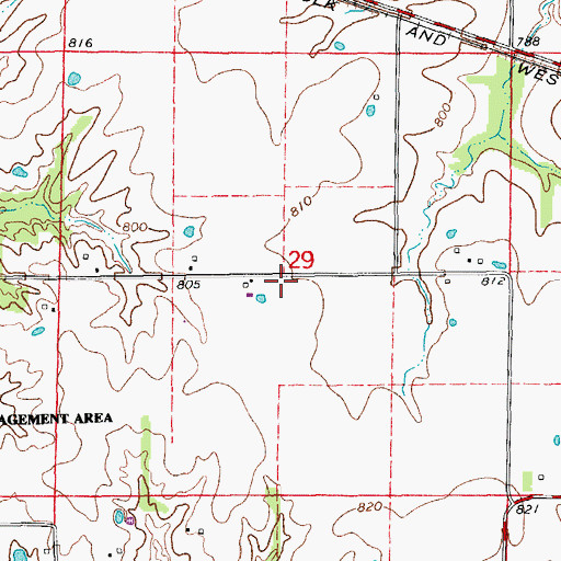 Topographic Map of White Hall School (historical), MO