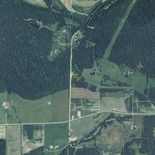 Aerial/Satellite Image of Bridge School (historical), MO