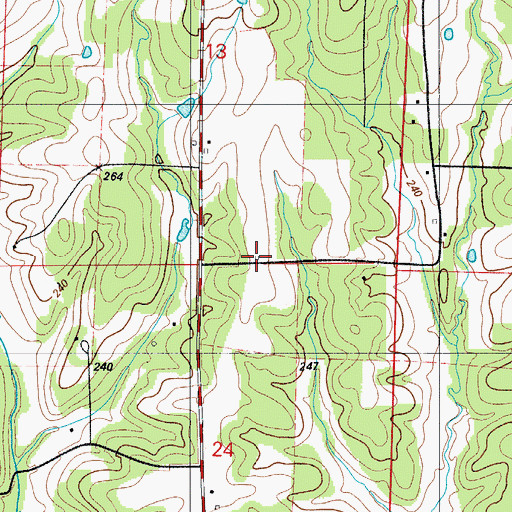 Topographic Map of Laurel Ridge School (historical), MO