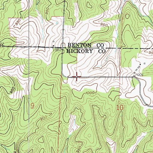 Topographic Map of Childers (historical), MO