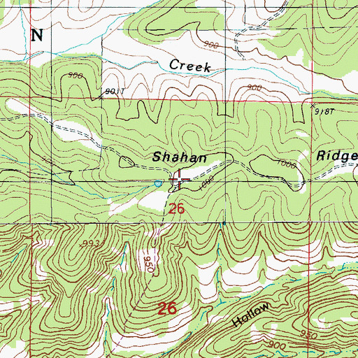 Topographic Map of Skin Heel School (historical), MO