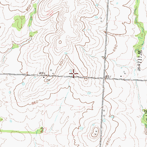 Topographic Map of Scifers School (historical), MO