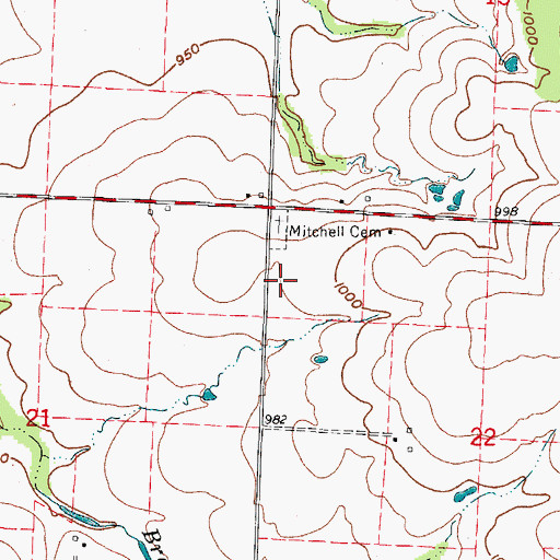 Topographic Map of North Star School (historical), MO