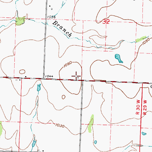 Topographic Map of Liberty School (historical), MO