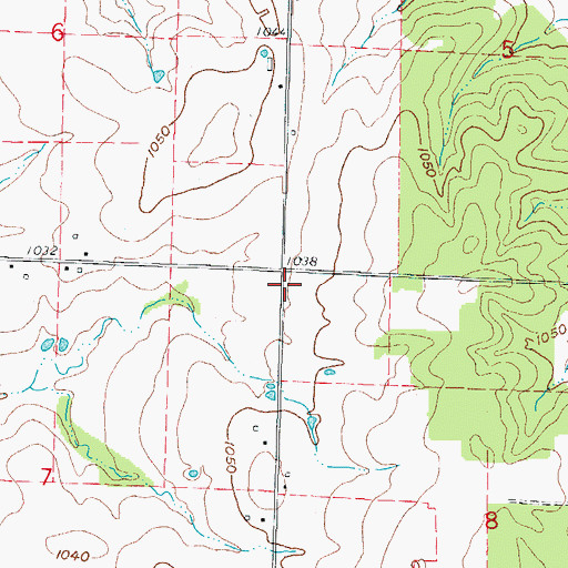 Topographic Map of Stone School (historical), MO