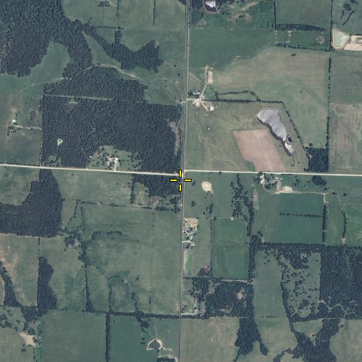 Aerial/Satellite Image of Pleasant View School (historical), MO