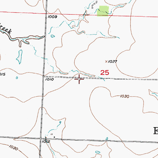 Topographic Map of Shannon Valley School (historical), MO