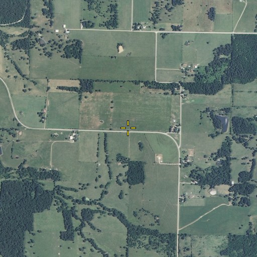 Aerial/Satellite Image of Oak Grove School (historical), MO