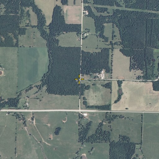 Aerial/Satellite Image of Oak Dale School (historical), MO