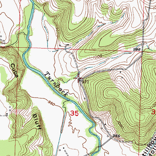 Topographic Map of Picket School (historical), MO