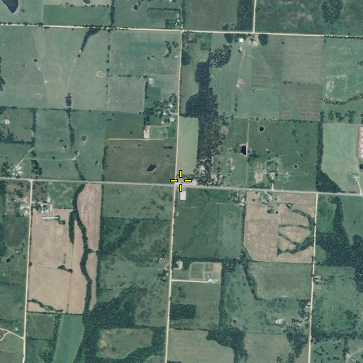 Aerial/Satellite Image of Lone Star School (historical), MO