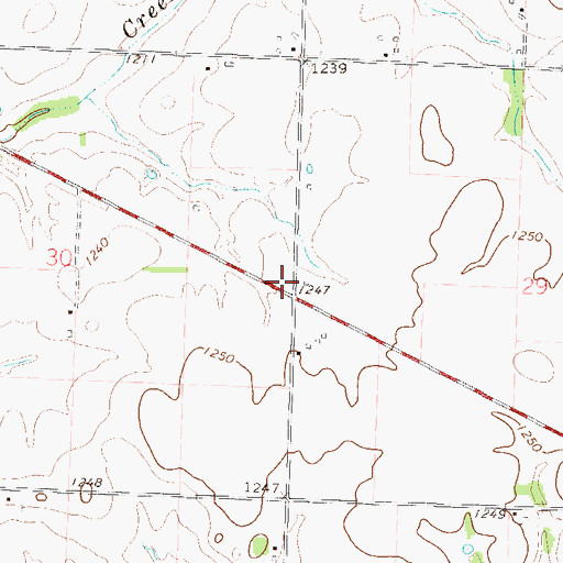 Topographic Map of Liberty School (historical), MO
