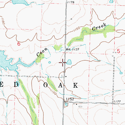 Topographic Map of Pleasant View School (historical), MO