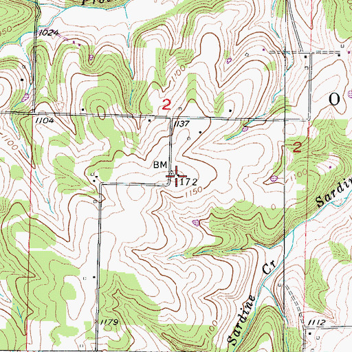 Topographic Map of Independence School (historical), MO