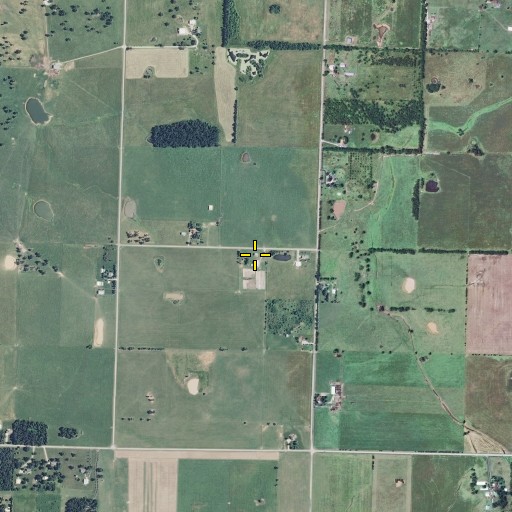 Aerial/Satellite Image of Pleasant View School (historical), MO