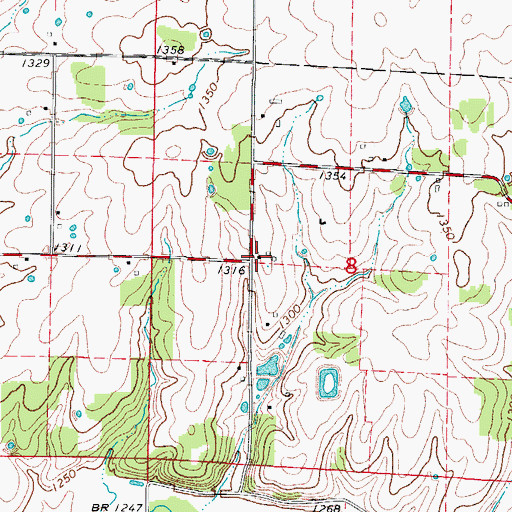 Topographic Map of Take-In School (historical), MO