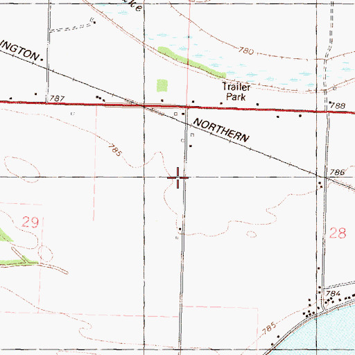 Topographic Map of Shearer School, MO