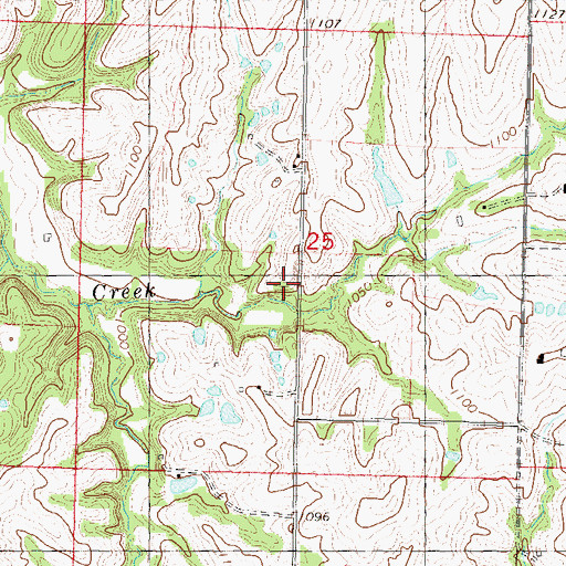 Topographic Map of Franklin School (historical), MO