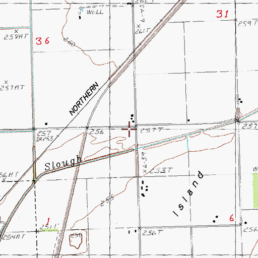 Topographic Map of Bethel Church (historical), MO