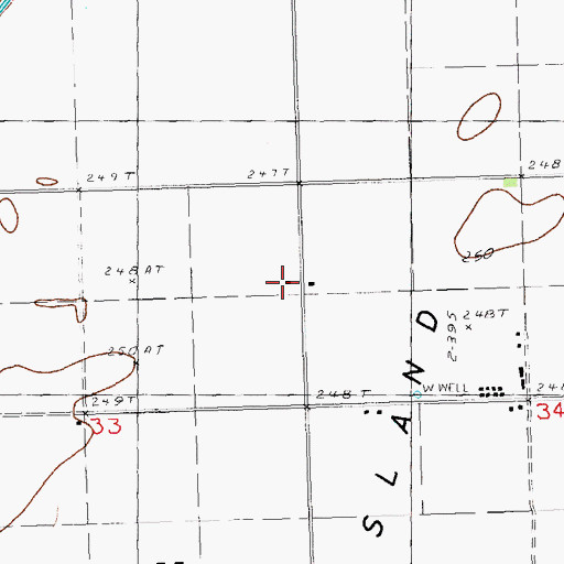 Topographic Map of Caneer School, MO