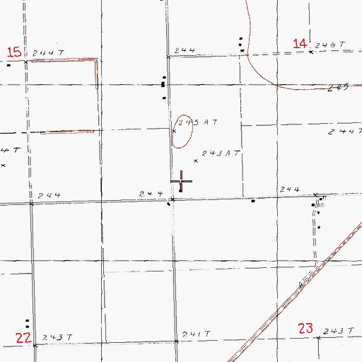 Topographic Map of Shields School, MO