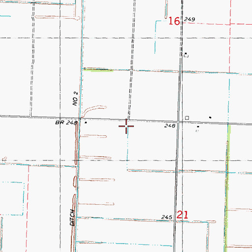 Topographic Map of Drakes School (historical), MO