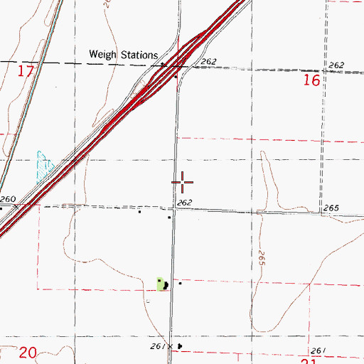Topographic Map of Maplewood School (historical), MO