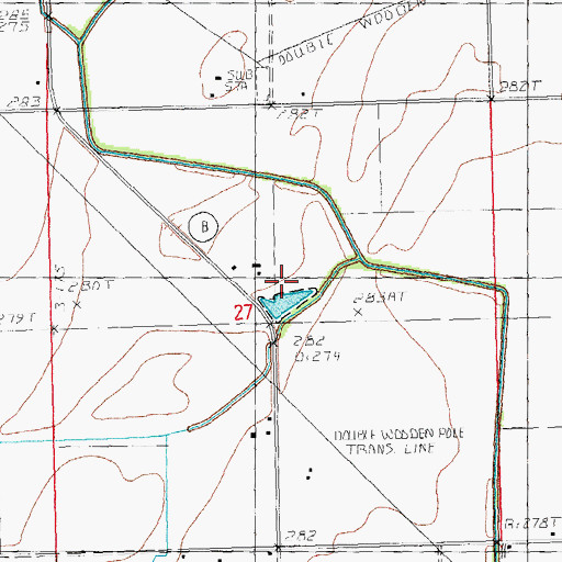 Topographic Map of Columbia School (historical), MO