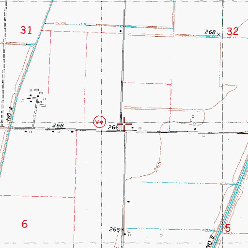 Topographic Map of McBride School (historical), MO