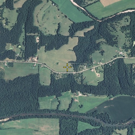 Aerial/Satellite Image of Davis School, MO