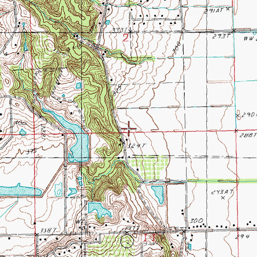 Topographic Map of Snyder School, MO
