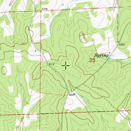 Topographic Map of Spain School (historical), MO