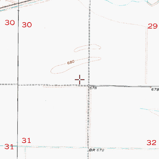 Topographic Map of Nimrod School (historical), MO