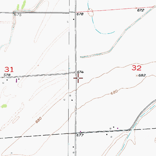 Topographic Map of Wilson School (historical), MO