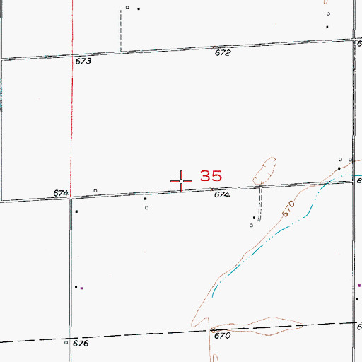 Topographic Map of Floyd School (historical), MO