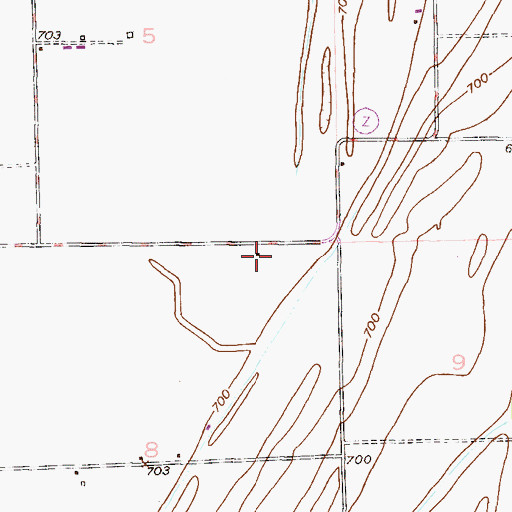 Topographic Map of Missouri Valley School (historical), MO
