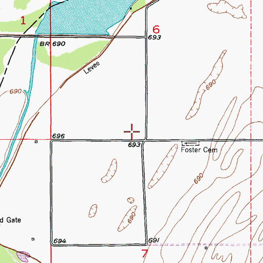 Topographic Map of Sunshine School (historical), MO