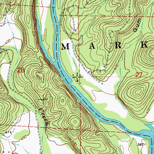 Topographic Map of Pinneys Camp, MO