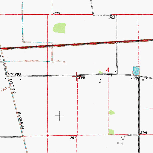 Topographic Map of Cline School, MO