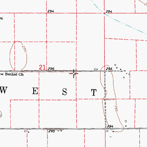Topographic Map of Macedonia Church (historical), MO
