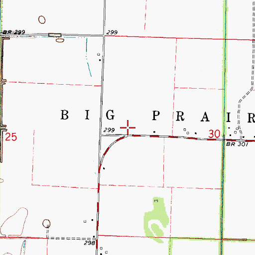 Topographic Map of Cades School (historical), MO