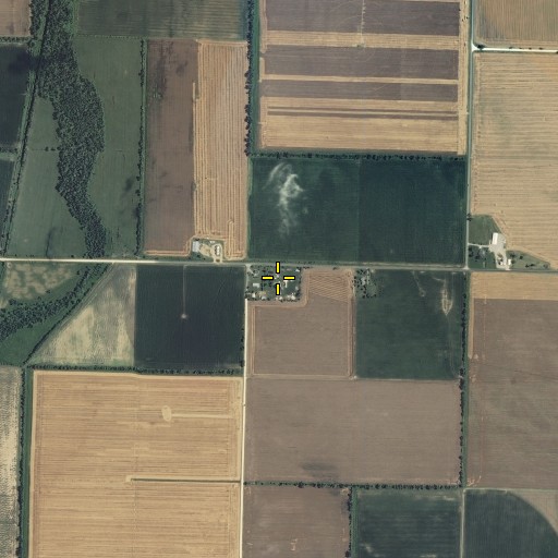 Aerial/Satellite Image of Bridges School, MO