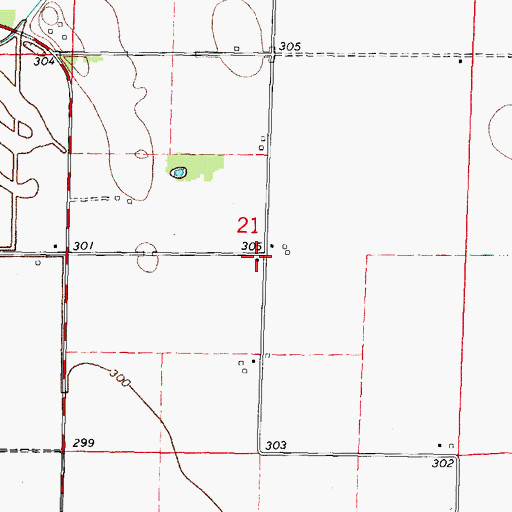 Topographic Map of Lower Dogwood School, MO