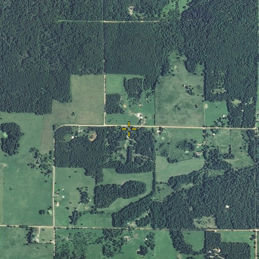 Aerial/Satellite Image of Heelstring School, MO