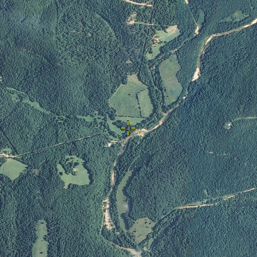 Aerial/Satellite Image of Fairview School, MO